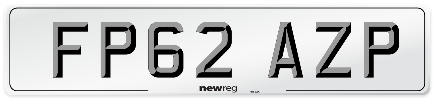 FP62 AZP Number Plate from New Reg